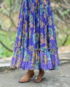 Aneri Muslin Floral Print Long Western Drees Wholesale Clothing Suppliers In India